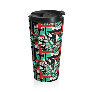 Tropical Collage - Travel Mug
