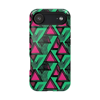 Neon Triangles - iPhone MagSafe