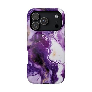 Purple Marbled - iPhone MagSafe