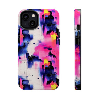 Neon Grid - iPhone MagSafe