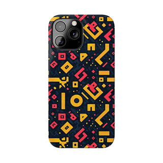 Neon Glyphs - iPhone Slim