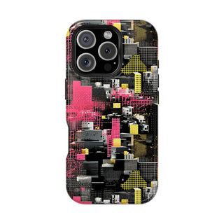 Neon Gridlock - iPhone MagSafe