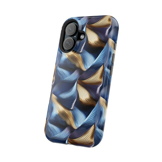 Blue-Gold Wavy Masterpiece