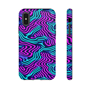 Neon Nautical Waves