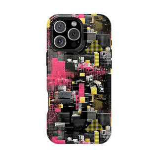 Neon Gridlock - iPhone MagSafe