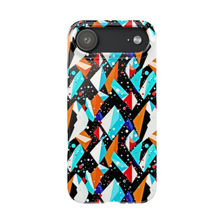 Cyan Crystal - iPhone Slim