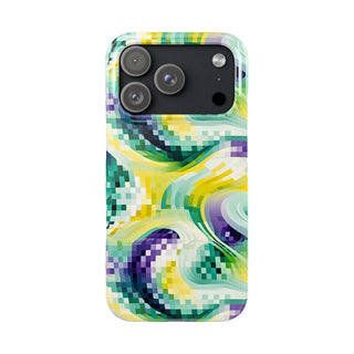 Pixel Waves - iPhone Slim