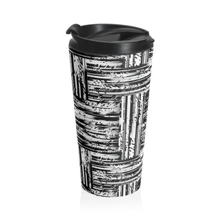 Monochrome Grunge - Travel Mug