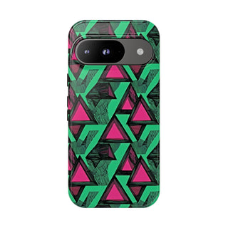 Neon Triangles - Pixel Tough