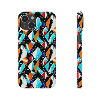 Cyan Crystal - iPhone Slim