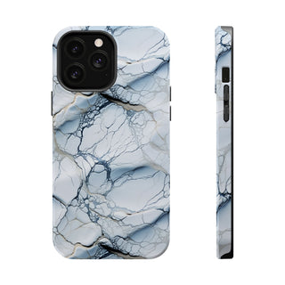 Silvery Blue Network - iPhone MagSafe