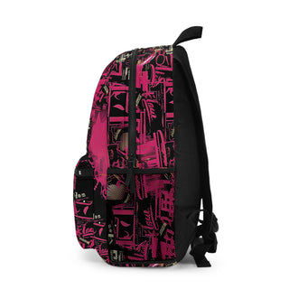 Neon Lit Silhouette - Backpack