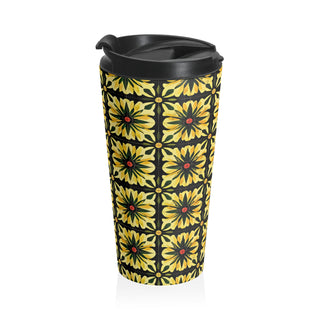 Sunburst Petals - Travel Mug