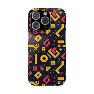 Neon Glyphs - iPhone Slim