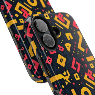 Neon Glyphs - iPhone Tough