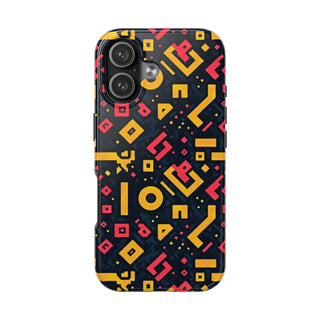 Neon Glyphs - iPhone Tough