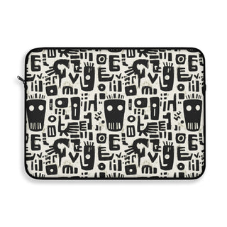 Monochrome Echoes - Laptop Sleeve