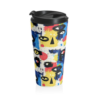 Abstract Gaze - Travel Mug