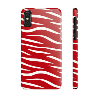 Radiant Red Zebra Rhythms