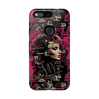 Neon-Lit Silhouette - Pixel Tough