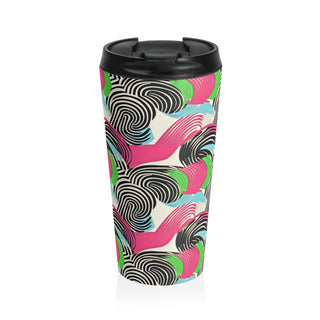 Flowing Stripes - Travel Mug