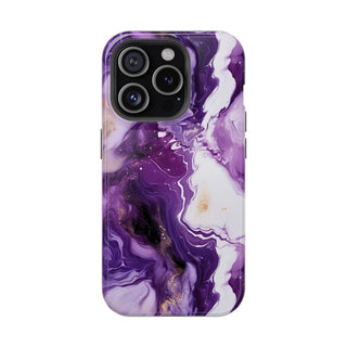 Purple Marbled - iPhone MagSafe