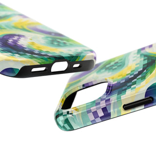 Pixel Waves - iPhone Tough