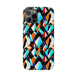 Cyan Crystal - iPhone Slim