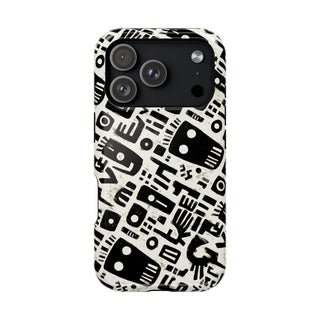 Monochrome Echoes - iPhone MagSafe