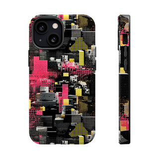 Neon Gridlock - iPhone MagSafe