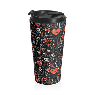 Heartbeats - Travel Mug