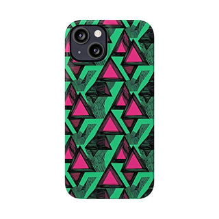 Neon Triangles - iPhone Slim