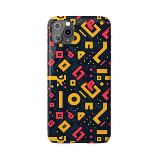 Neon Glyphs - iPhone Slim