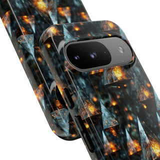 Golden Glow Pendants - Pixel Tough