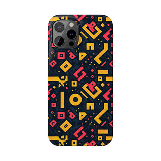Neon Glyphs - iPhone Slim