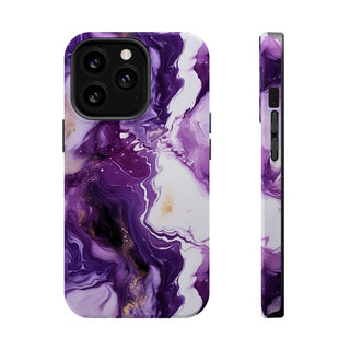 Purple Marbled - iPhone MagSafe