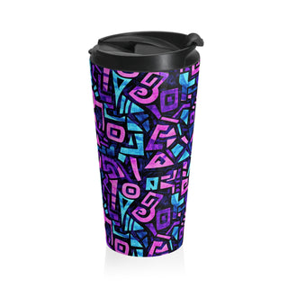 Geometric Pulse - Travel Mug