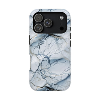 Silvery Blue Network - iPhone MagSafe