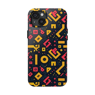 Neon Glyphs - iPhone Tough