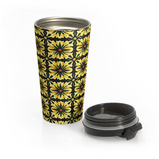 Sunburst Petals - Travel Mug