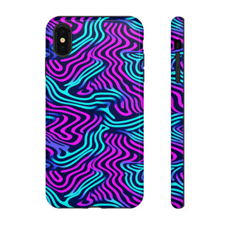 Neon Nautical Waves