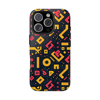 Neon Glyphs - iPhone Tough