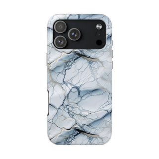 Silvery Blue Network- iPhone Tough