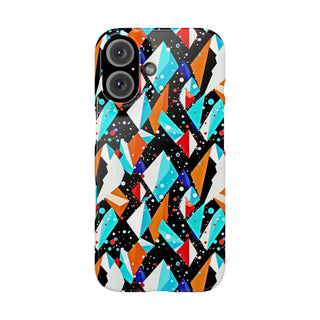 Cyan Crystal - iPhone Slim