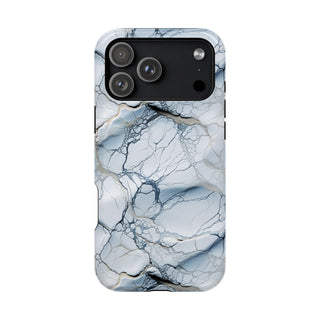 Silvery Blue Network - iPhone MagSafe