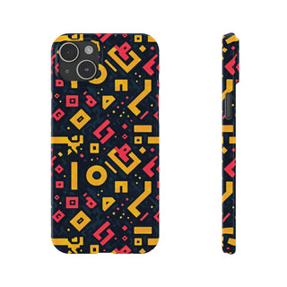 Neon Glyphs - iPhone Slim