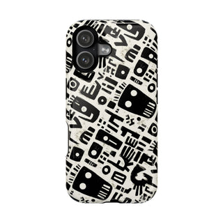 Monochrome Echoes - iPhone MagSafe