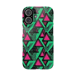 Neon Triangles - iPhone Slim