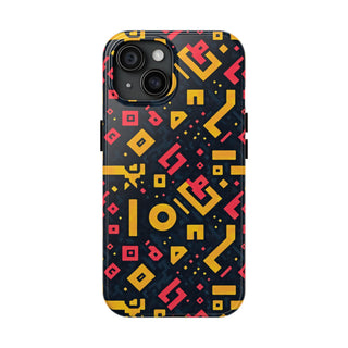 Neon Glyphs - iPhone Tough