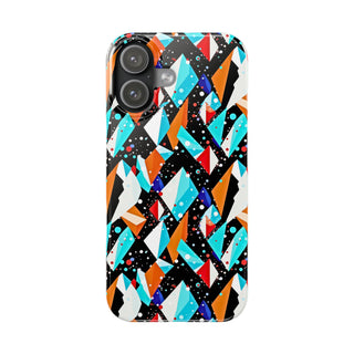 Cyan Crystal - iPhone Slim